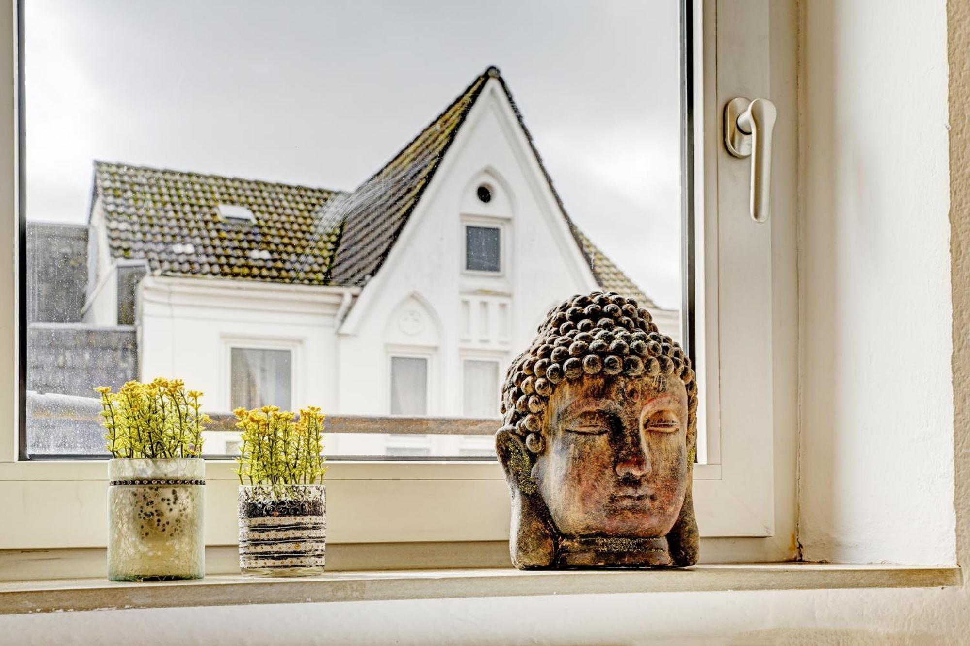 Mittendrin - Apartment Mit 2 Balkonen Sehr Zentral Flensburgo Exterior foto