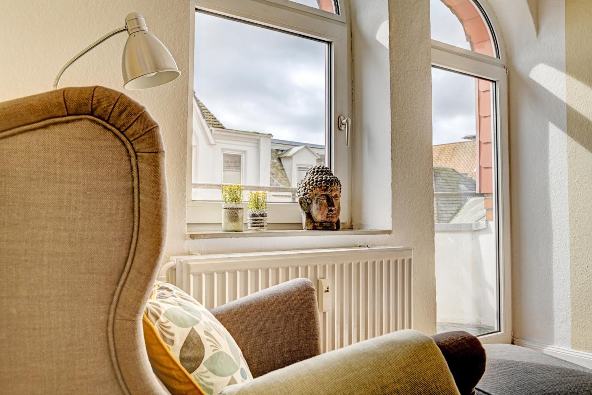Mittendrin - Apartment Mit 2 Balkonen Sehr Zentral Flensburgo Exterior foto